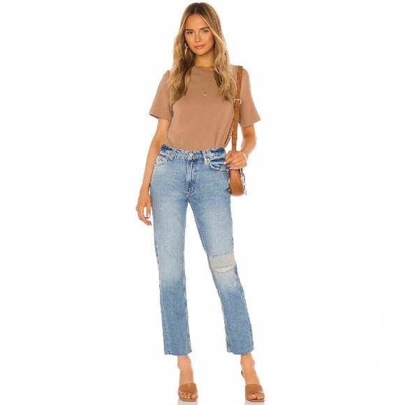 Free People x We The Free Vixen High Rise Cigarette Jean in Vintage Indigo - Picture 1 of 11